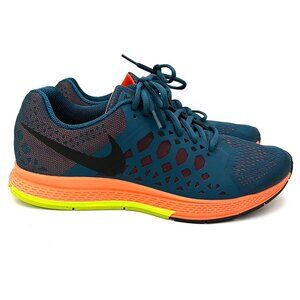 Nike Zoom Pegasus 31 Running Shoes (Blue/Orange)
